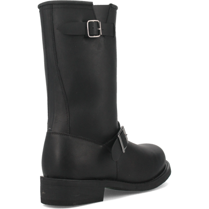 Men's Dingo Rob  Leather Harness Boot - Black - DI19040-BK