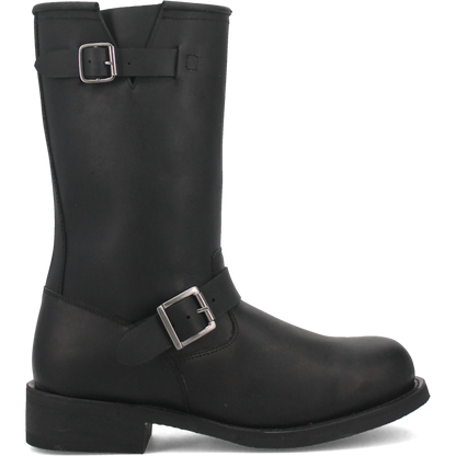 Men's Dingo Rob  Leather Harness Boot - Black - DI19040-BK