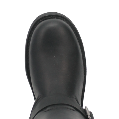 Men's Dingo Rob  Leather Harness Boot - Black - DI19040-BK