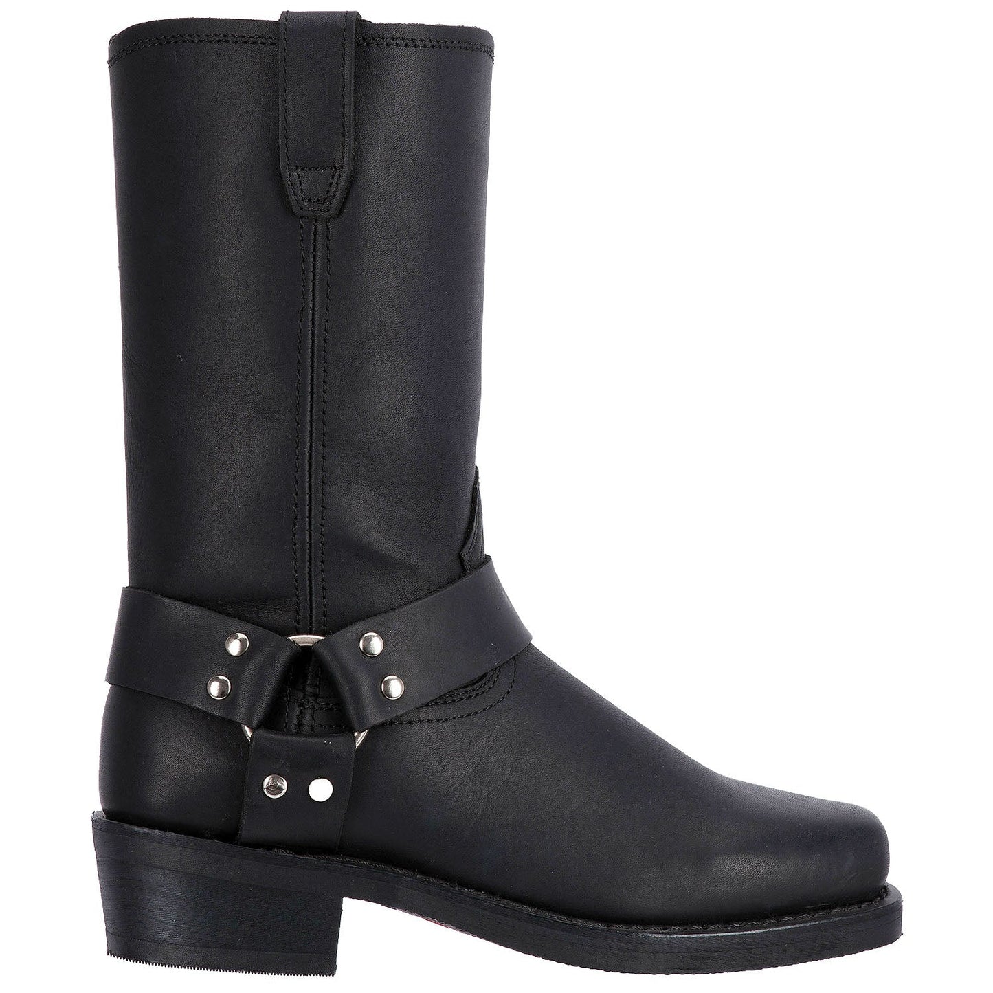 Men's Dingo Dean Leather Harness Boot - Black - DI19057-BK