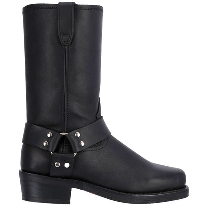 Men's Dingo Dean Leather Harness Boot - Black - DI19057-BK