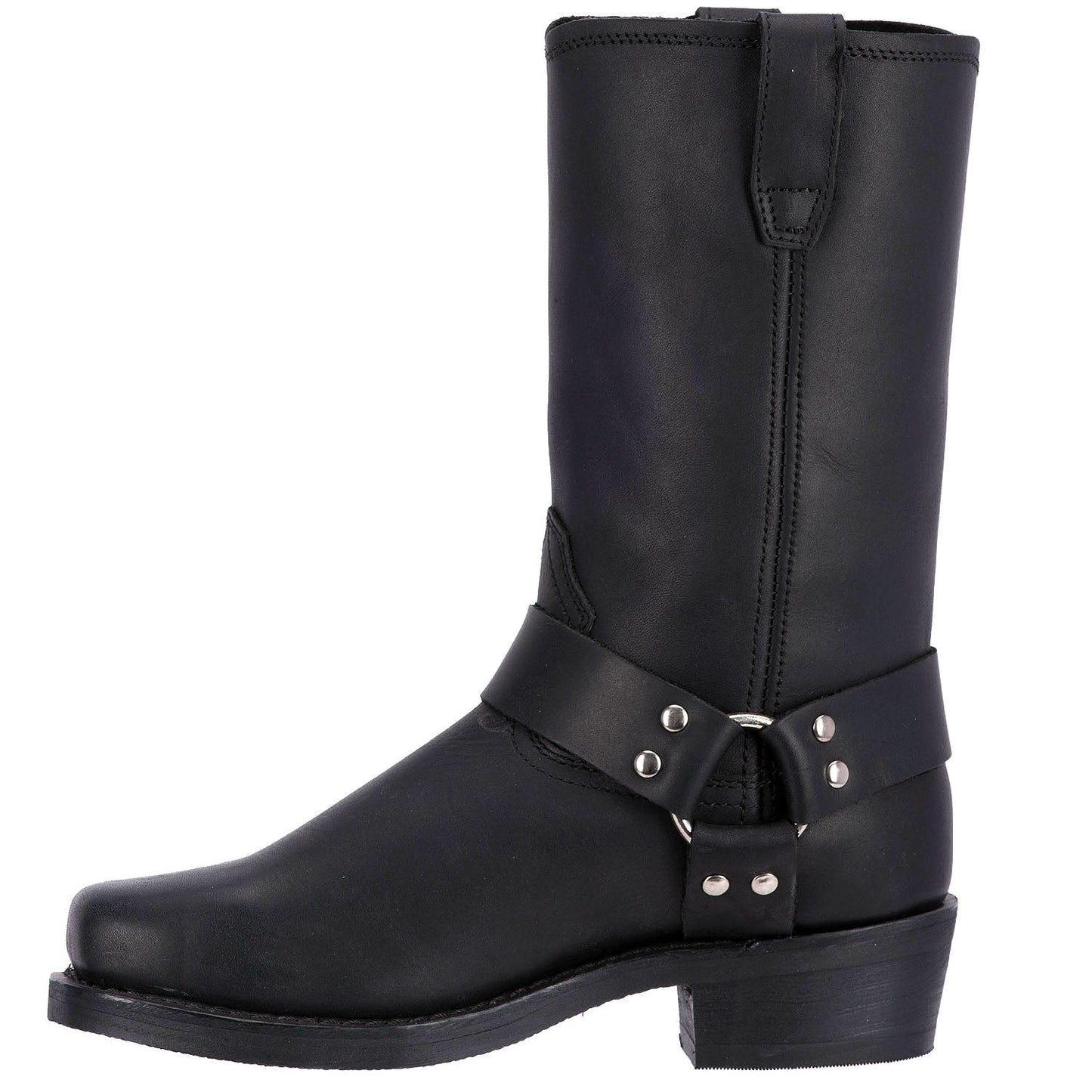 Men's Dingo Dean Leather Harness Boot - Black - DI19057-BK