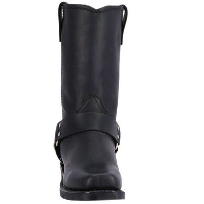 Men's Dingo Dean Leather Harness Boot - Black - DI19057-BK