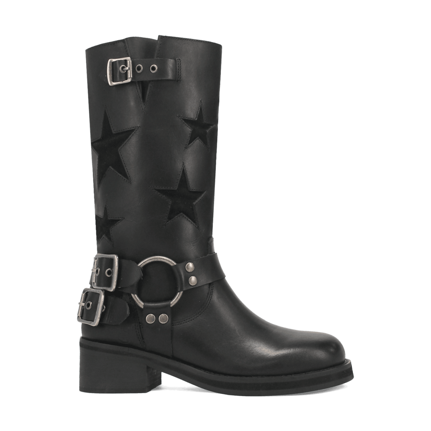 Women's Dingo Blacklist Leather Boot - Black - DI215-BK