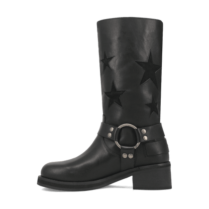 Women's Dingo Blacklist Leather Boot - Black - DI215-BK