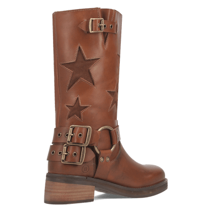 Women's Dingo Blacklist Leather Boot - Brown - DI215-BN