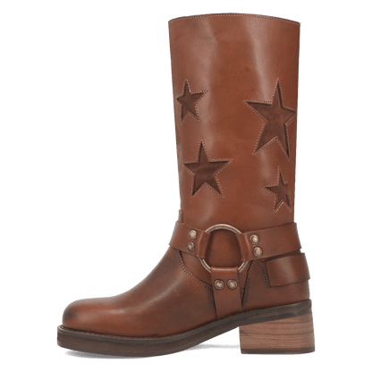 Women's Dingo Blacklist Leather Boot - Brown - DI215-BN