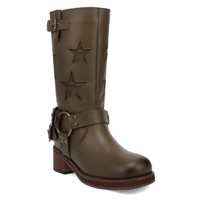 Women's Dingo Blacklist Leather Boot - Green - DI215-GN2