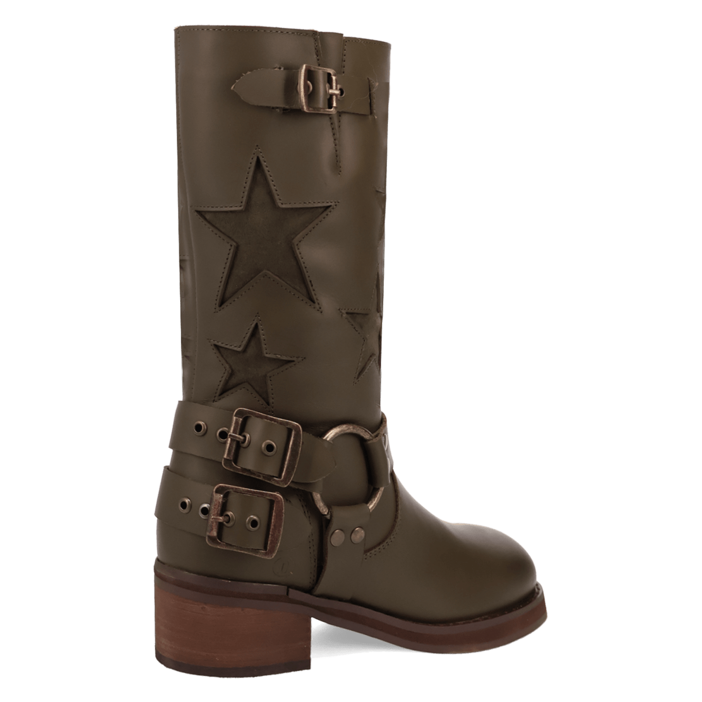 Women's Dingo Blacklist Leather Boot - Green - DI215-GN2