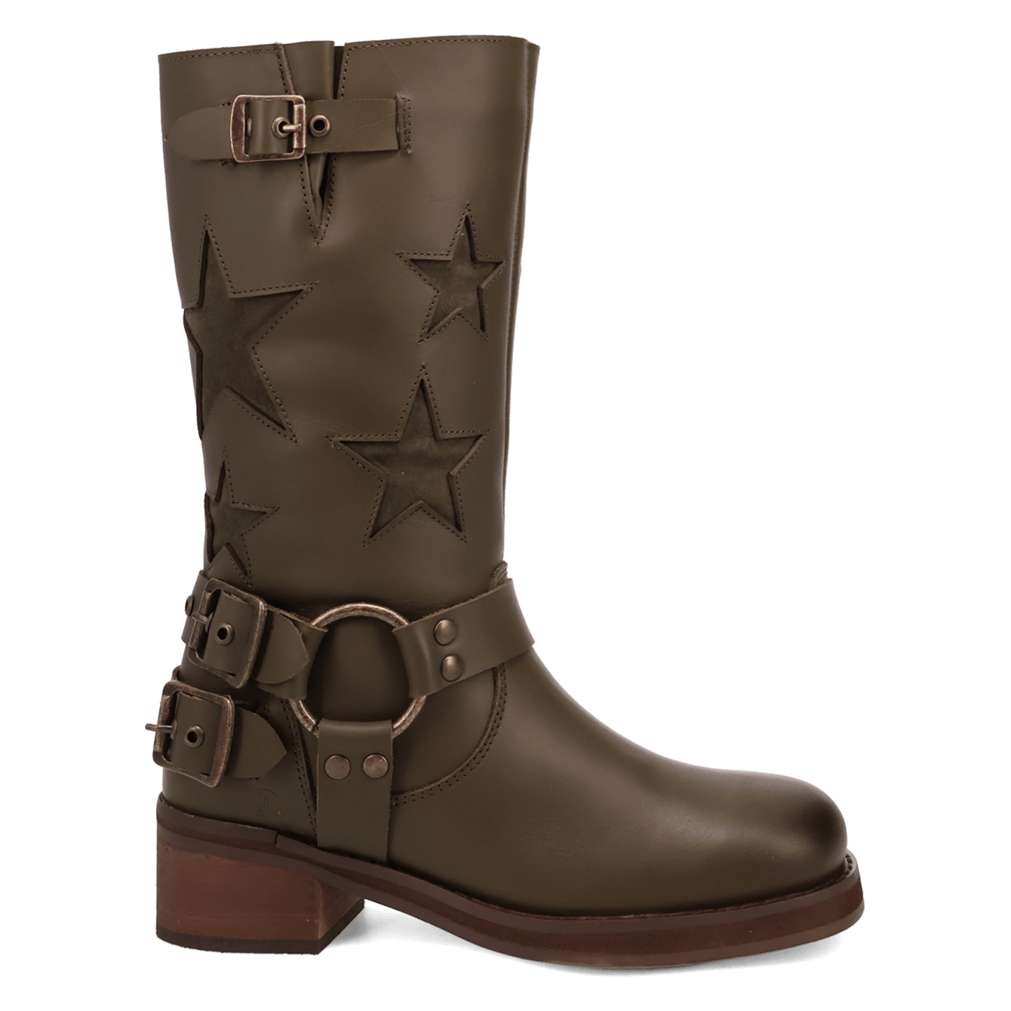 Women's Dingo Blacklist Leather Boot - Green - DI215-GN2