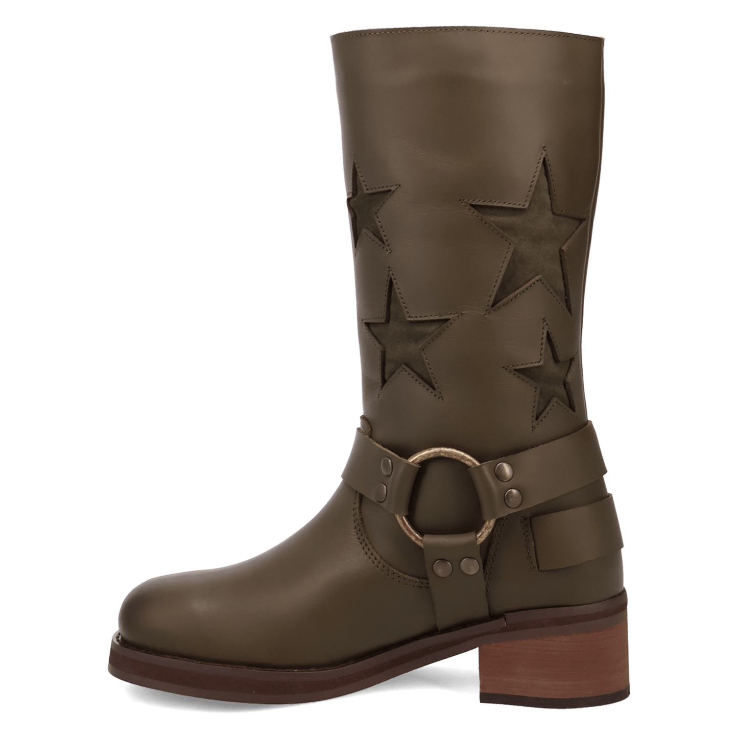 Women's Dingo Blacklist Leather Boot - Green - DI215-GN2