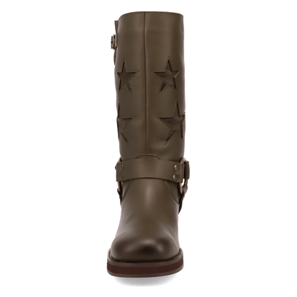 Women's Dingo Blacklist Leather Boot - Green - DI215-GN2
