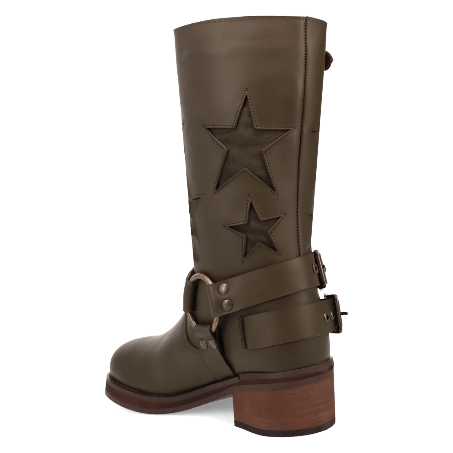 Women's Dingo Blacklist Leather Boot - Green - DI215-GN2