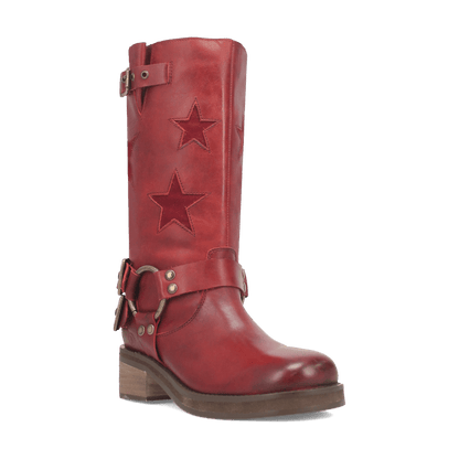 Women's Dingo Blacklist Leather Boot - Wine - DI215-RD8