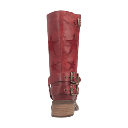 Women's Dingo Blacklist Leather Boot - Wine - DI215-RD8