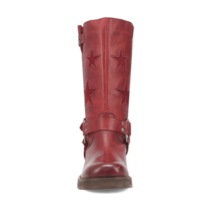Women's Dingo Blacklist Leather Boot - Wine - DI215-RD8