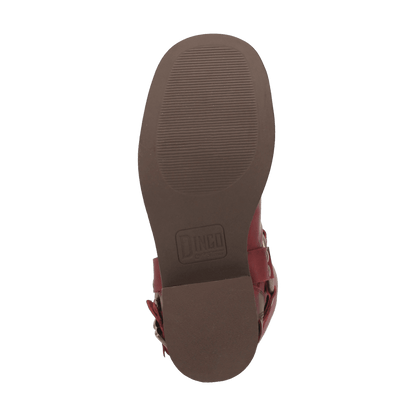 Women's Dingo Blacklist Leather Boot - Wine - DI215-RD8