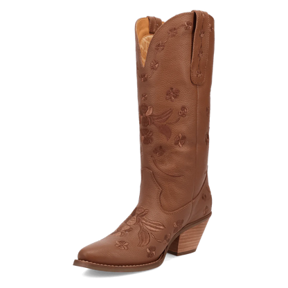 LOVE BUG LEATHER BOOT BROWN - DI2182-BN