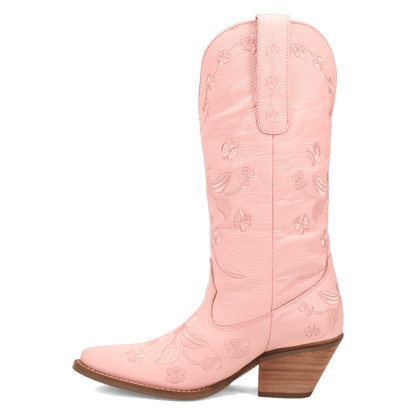 Women's Dingo Love Bug Leather Boot - Pink - DI2182-PK