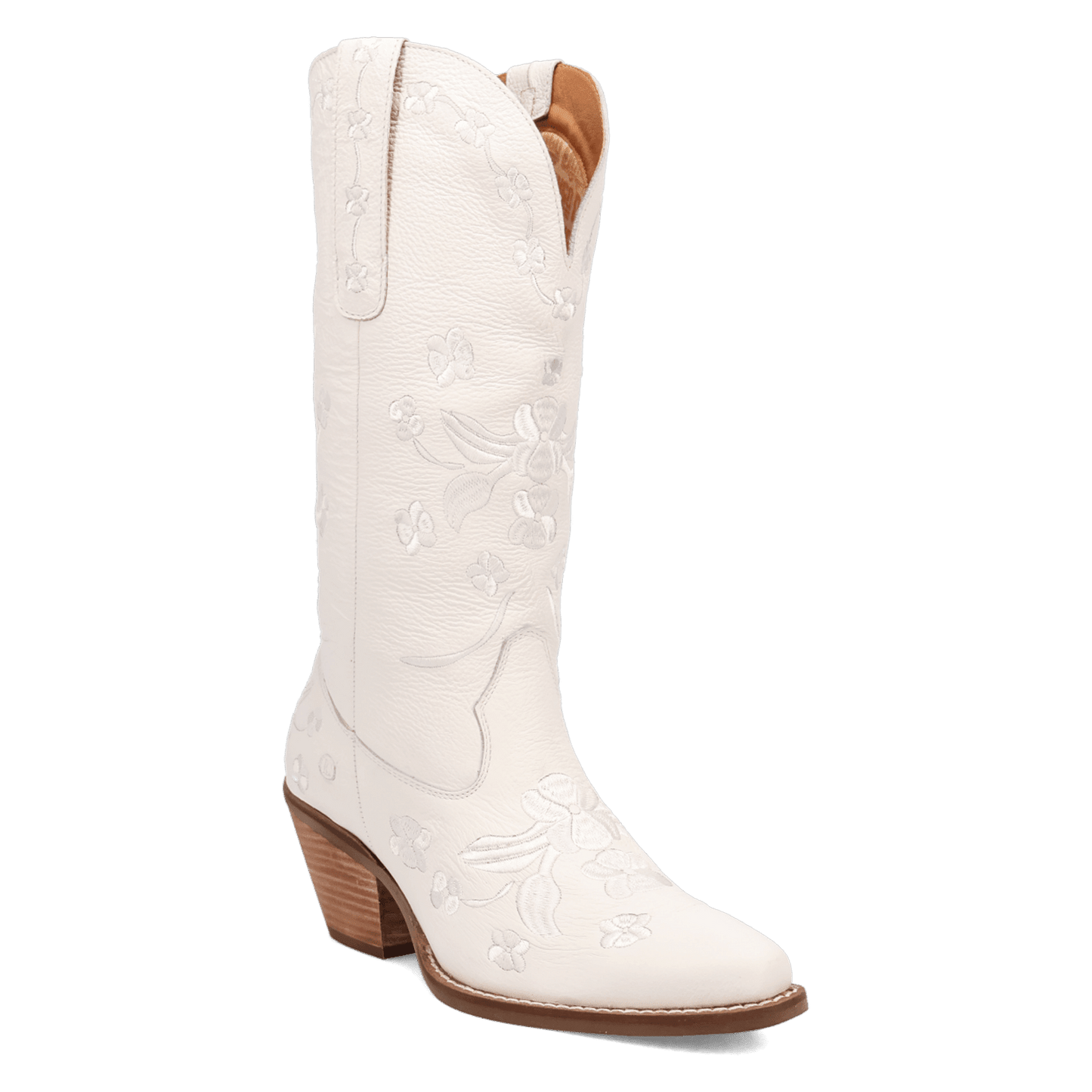 Women's Dingo Love Bug Leather Boot - White - DI2182-WH
