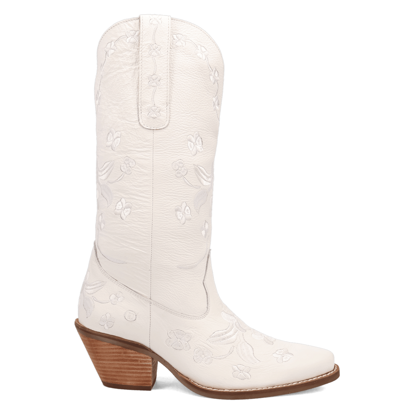 Women's Dingo Love Bug Leather Boot - White - DI2182-WH