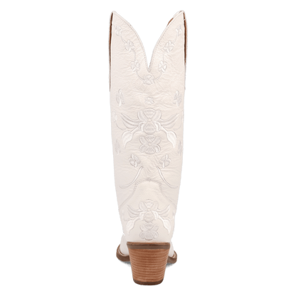 Women's Dingo Love Bug Leather Boot - White - DI2182-WH