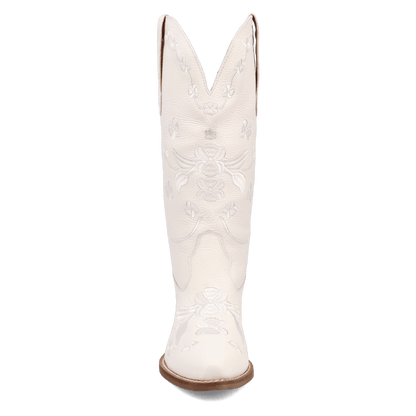 Women's Dingo Love Bug Leather Boot - White - DI2182-WH