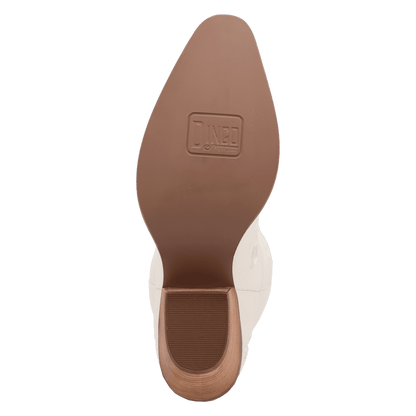 Women's Dingo Love Bug Leather Boot - White - DI2182-WH