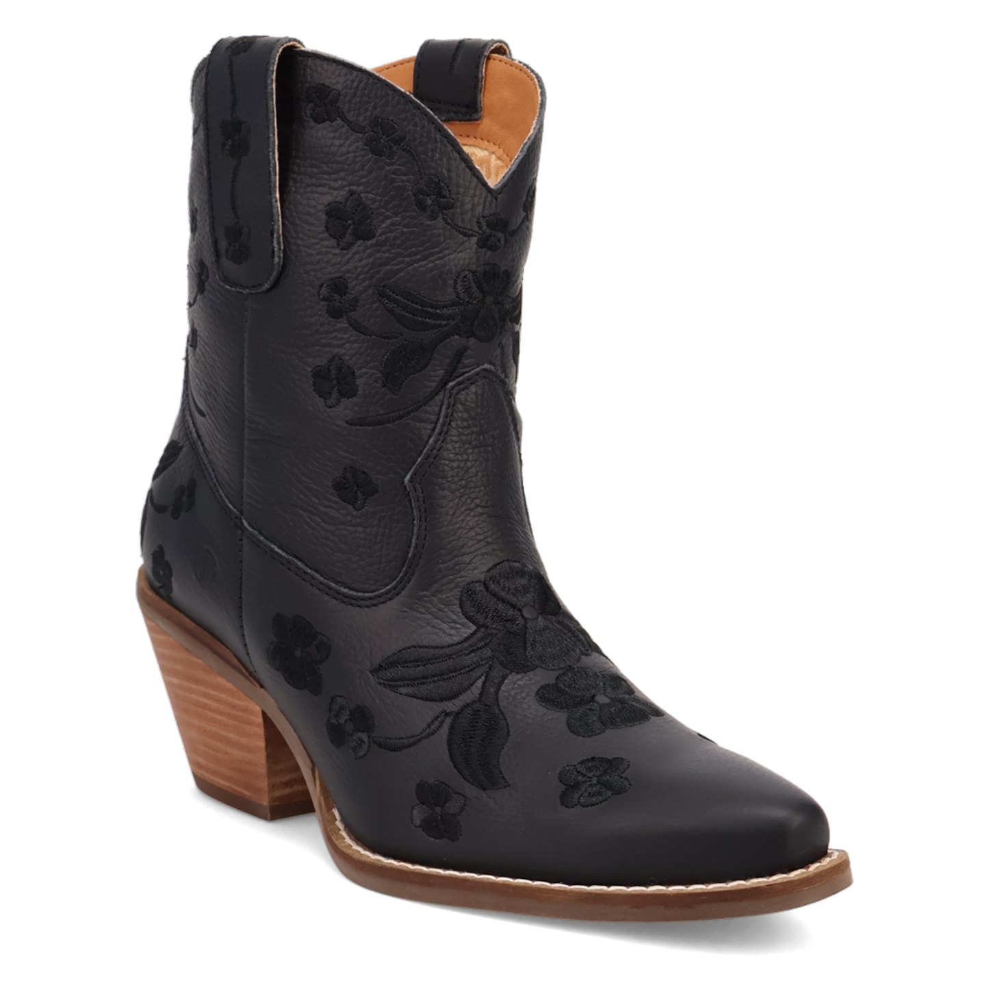 SWEETHEART LEATHER BOOTIE BLACK - DI2183-BK