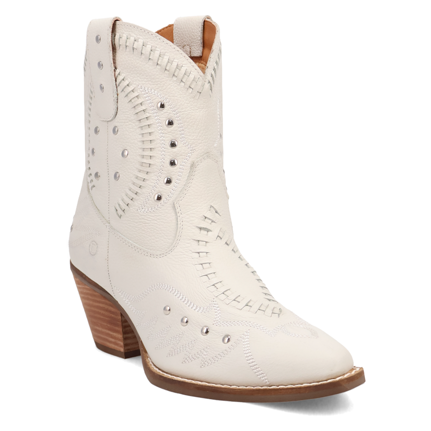 PRECIOUS LEATHER BOOTIE WHITE - DI2206-WH