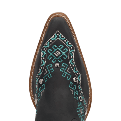 Women's Dingo Tequila Sunrise Suede Boot - Black - DI2225-BK