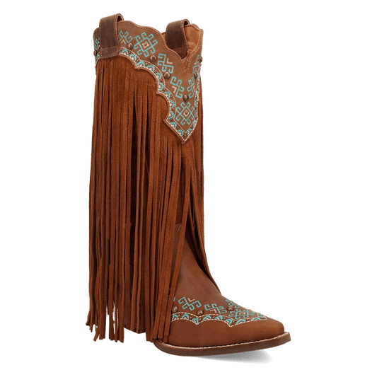 Women's Dingo Tequila Sunrise Suede Boot - Brown - DI2225-BN