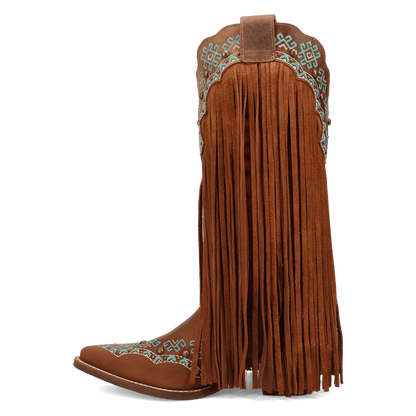 Women's Dingo Tequila Sunrise Suede Boot - Brown - DI2225-BN