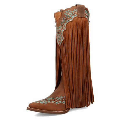 Women's Dingo Tequila Sunrise Suede Boot - Brown - DI2225-BN