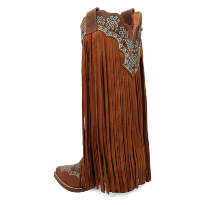Women's Dingo Tequila Sunrise Suede Boot - Brown - DI2225-BN