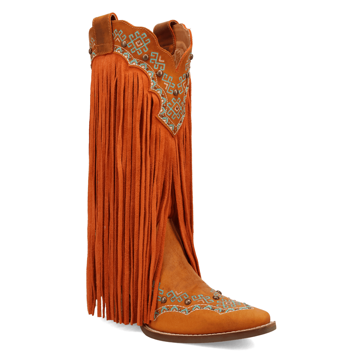 Women's Dingo Tequila Sunrise Suede Boot - Rust - DI2225-BN82