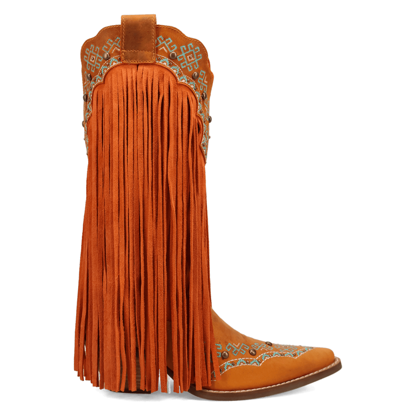 Women's Dingo Tequila Sunrise Suede Boot - Rust - DI2225-BN82
