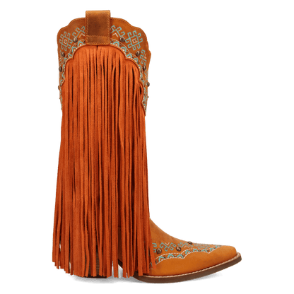 Women's Dingo Tequila Sunrise Suede Boot - Rust - DI2225-BN82