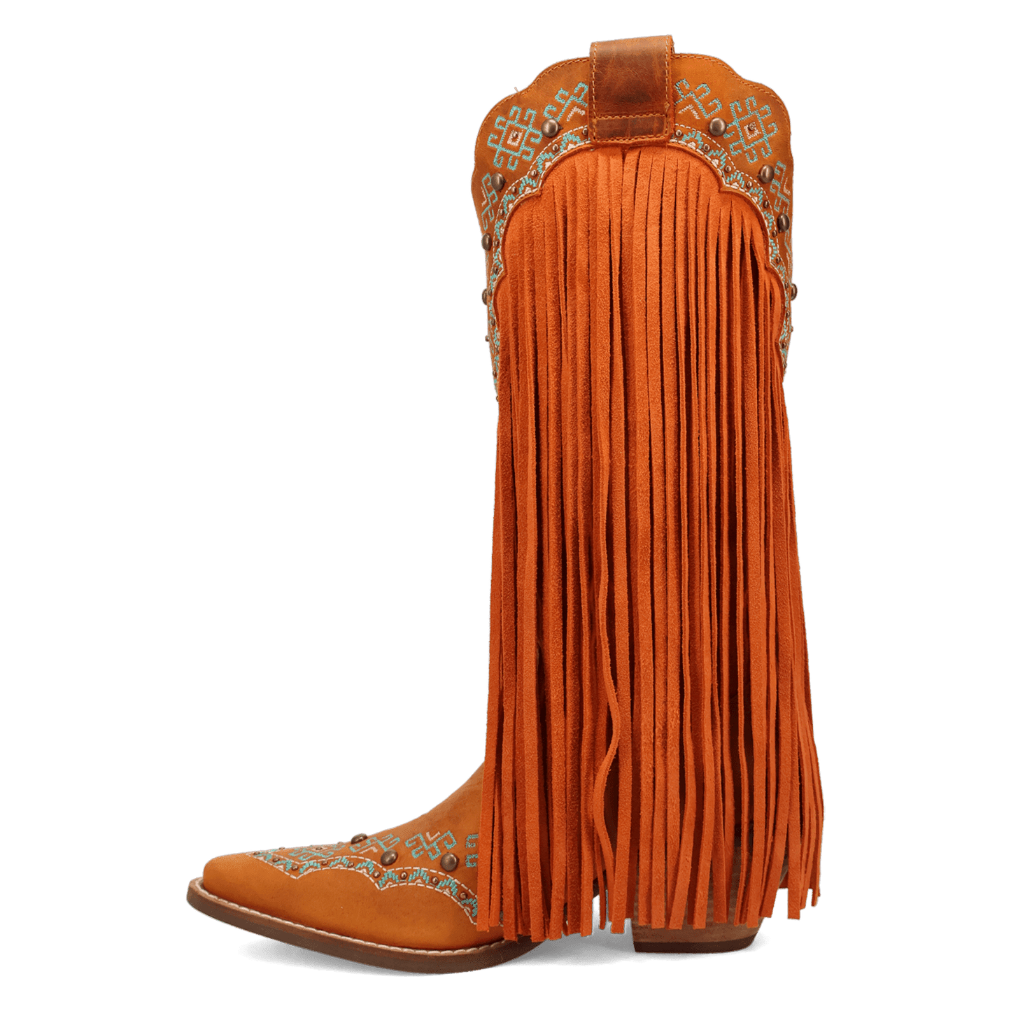 Women's Dingo Tequila Sunrise Suede Boot - Rust - DI2225-BN82
