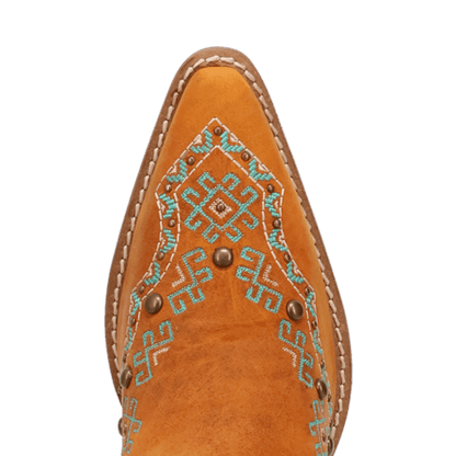Women's Dingo Tequila Sunrise Suede Boot - Rust - DI2225-BN82