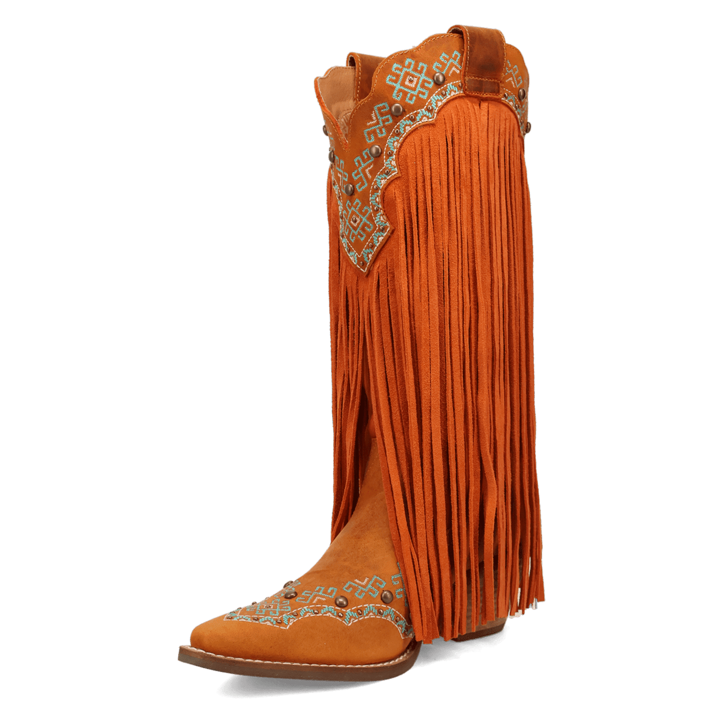 Women's Dingo Tequila Sunrise Suede Boot - Rust - DI2225-BN82