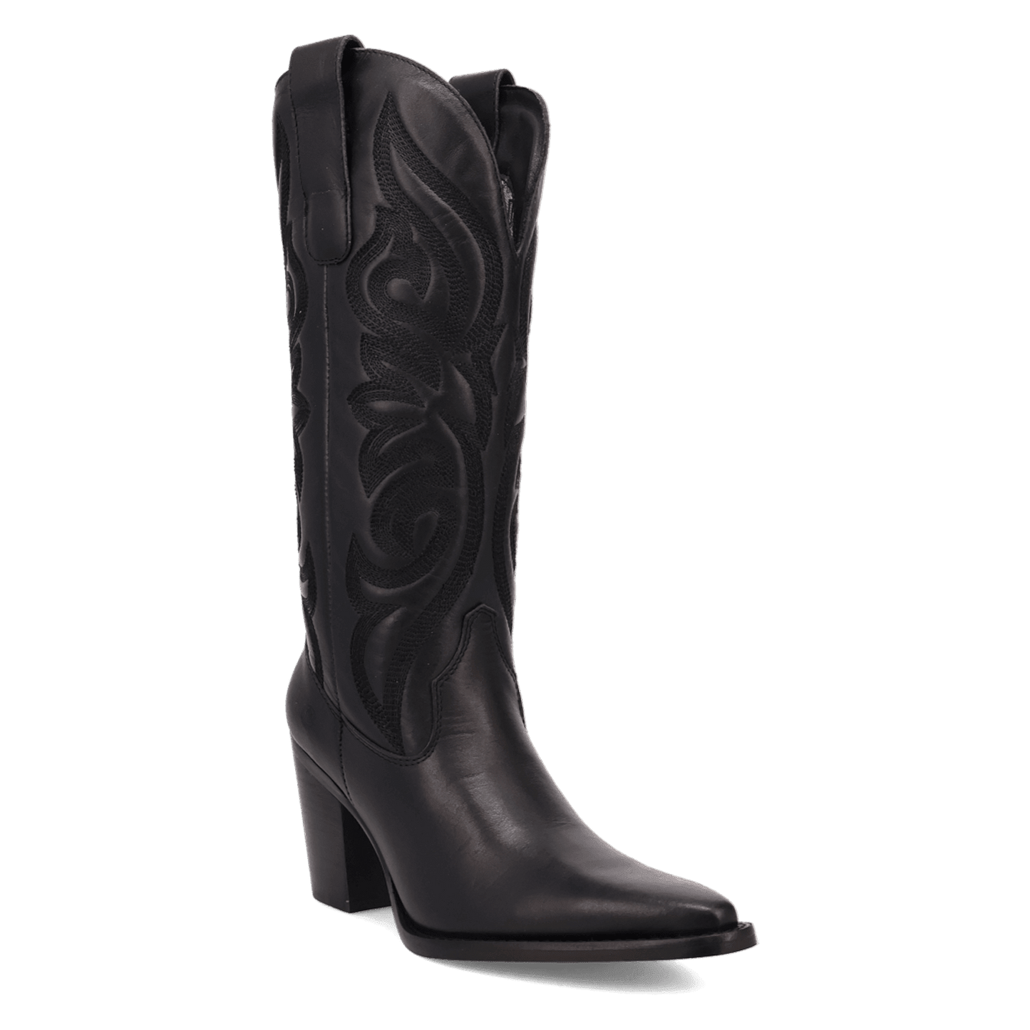 Women's Dingo Hensley Leather Boot - Black - DI2246-BK