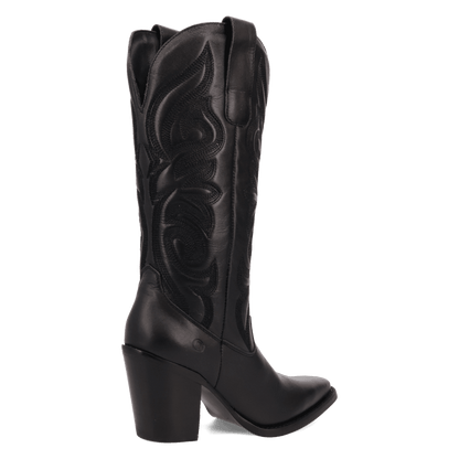 Women's Dingo Hensley Leather Boot - Black - DI2246-BK