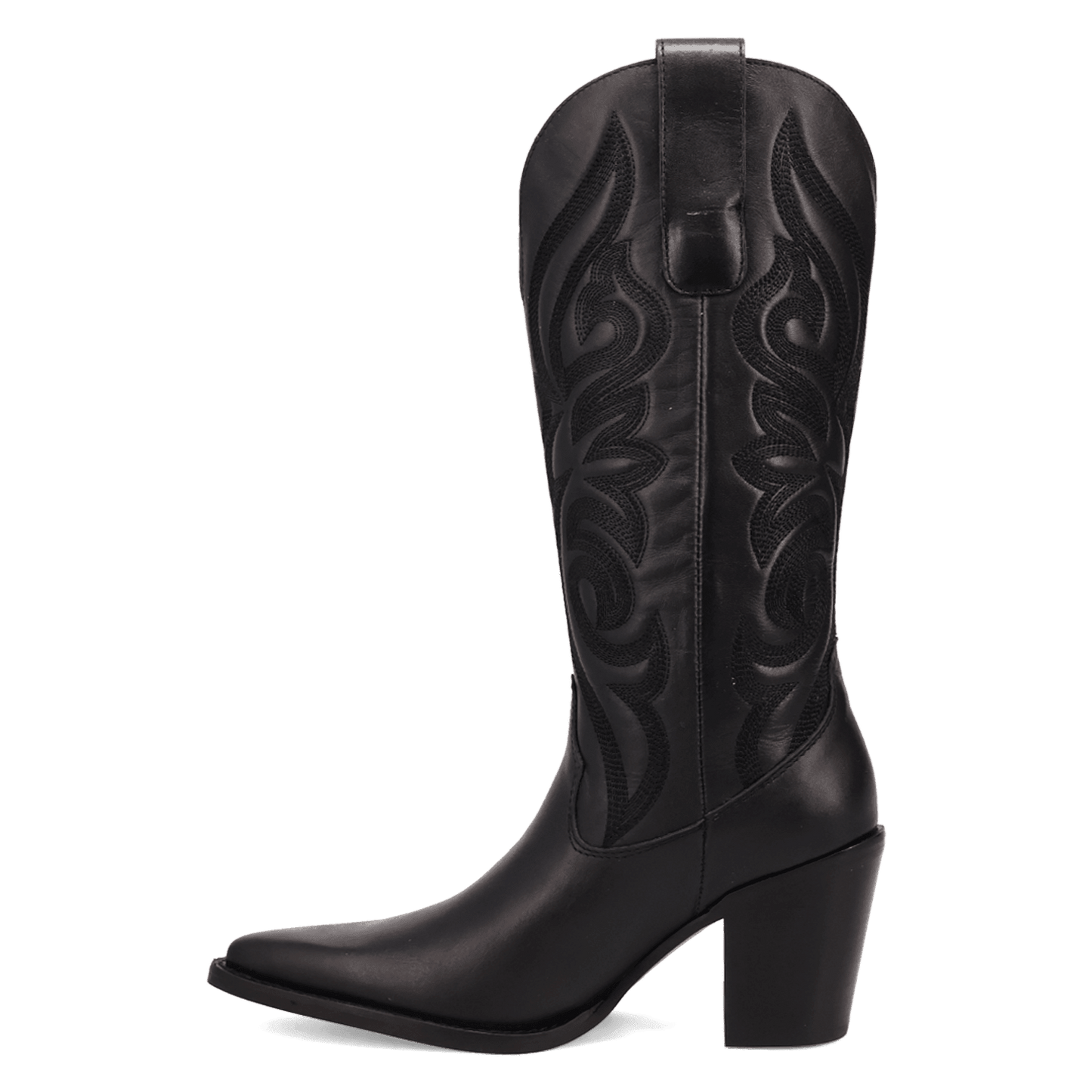 Women's Dingo Hensley Leather Boot - Black - DI2246-BK