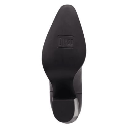 Women's Dingo Hensley Leather Boot - Black - DI2246-BK