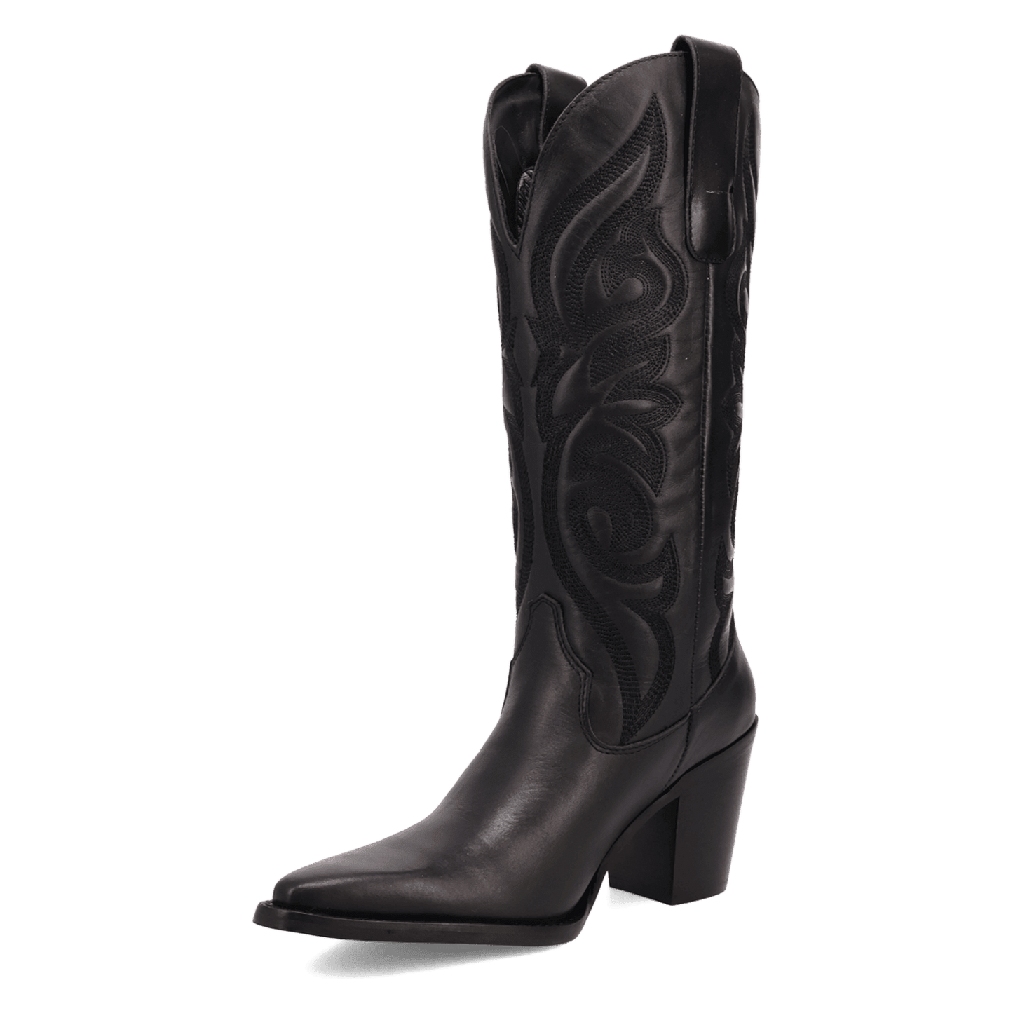 Women's Dingo Hensley Leather Boot - Black - DI2246-BK