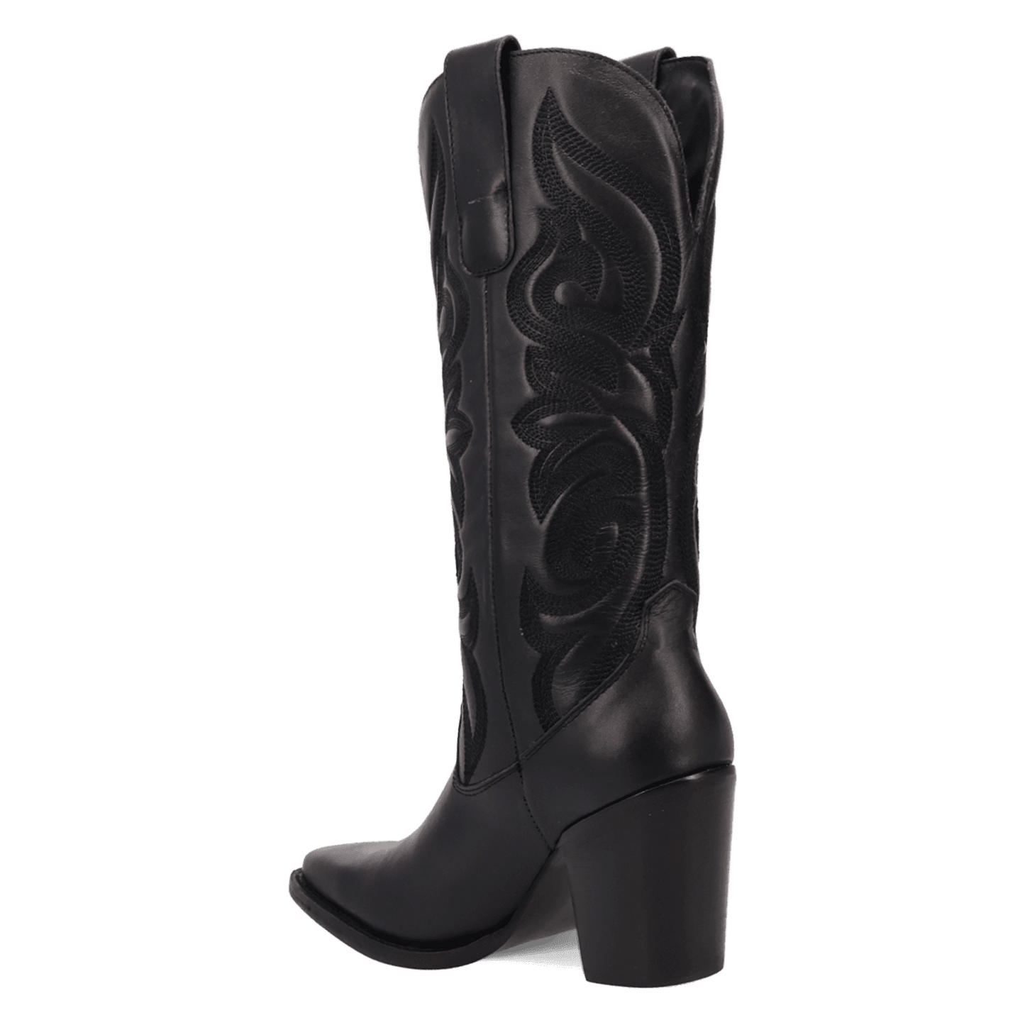 Women's Dingo Hensley Leather Boot - Black - DI2246-BK