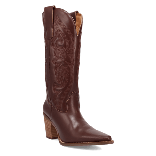 Women's Dingo Hensley Leather Boot - Brown - DI2246-BN