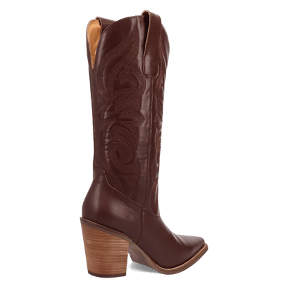 Women's Dingo Hensley Leather Boot - Brown - DI2246-BN