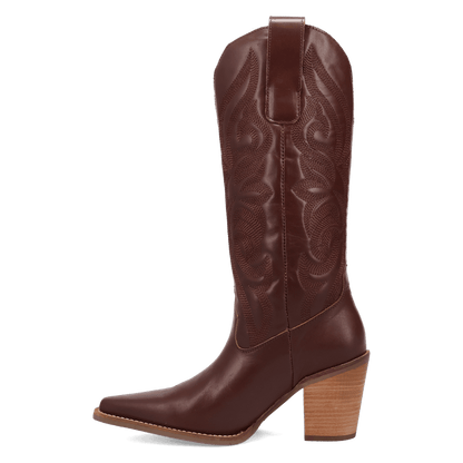 Women's Dingo Hensley Leather Boot - Brown - DI2246-BN